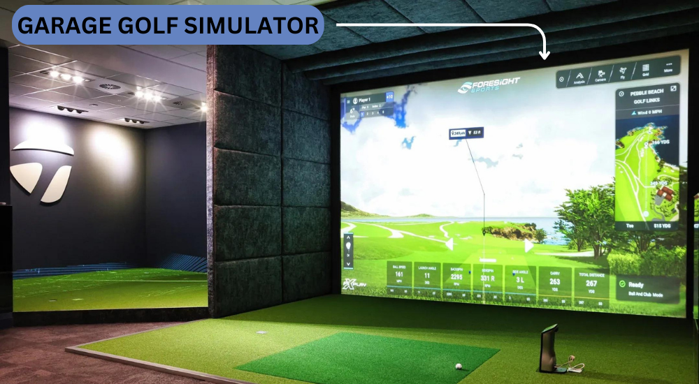 garage golf simulator 